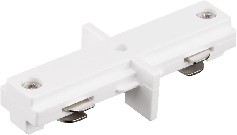 LEONLITE H Track Power Feedable I Connector, H Type Single Circuit 3-Wire-1 Track Lighting Kit, UL Listed, Flame Retardant Material, for H Track System, White - Image 1